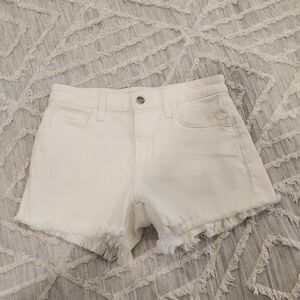 White Joe's jeans "ozzie" cut off jean shorts size 24!